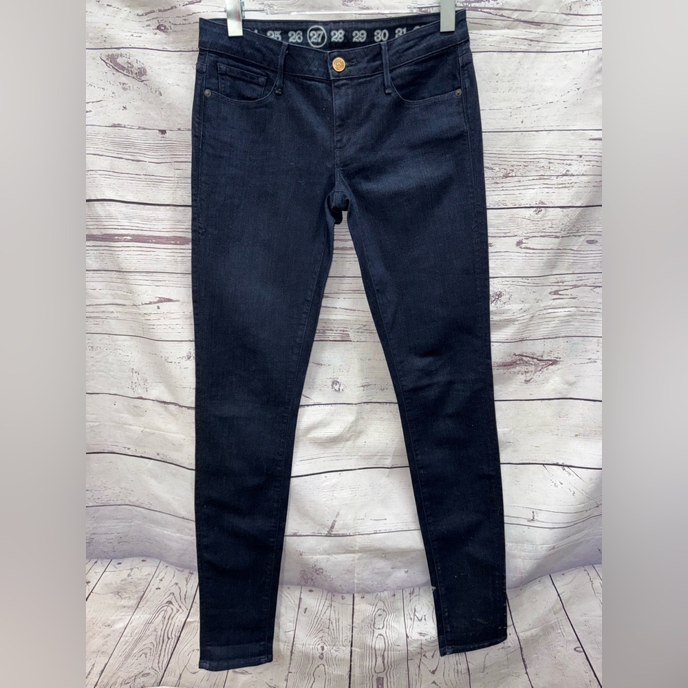 Earnest Sew Harlan Skinny Dark Blue Denim Jeans Size 27